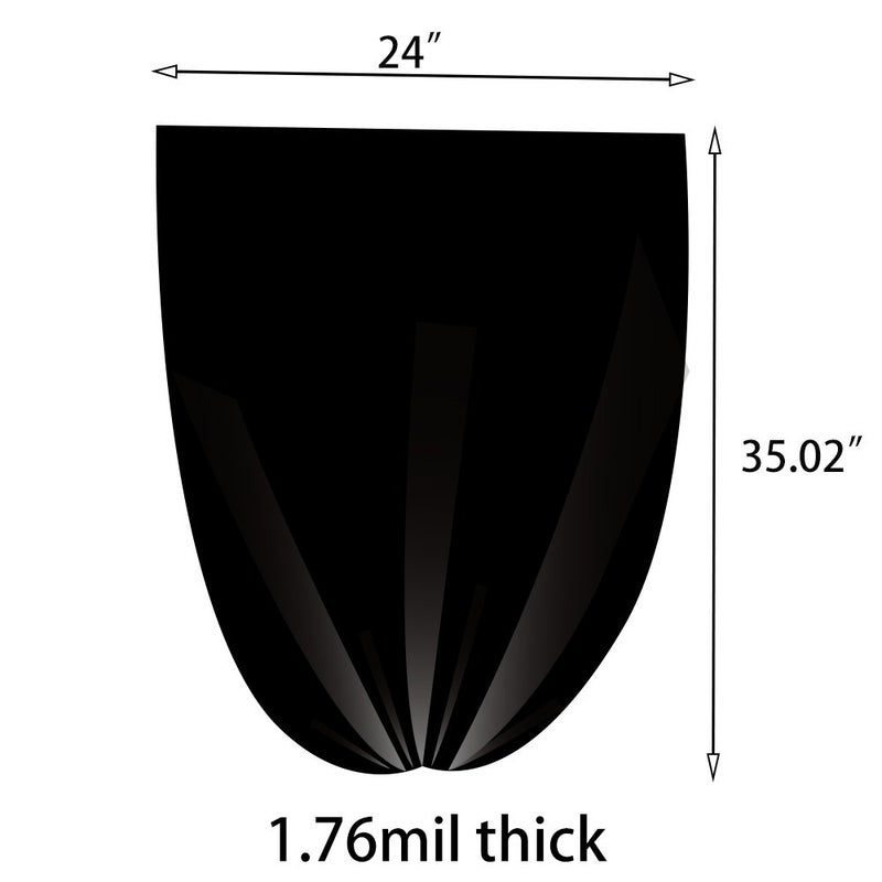 Eagrye 180 Counts Kitchen Garbage Bag, 13 Gallon Tall Kitchen Trash Bags, Black - Image 2